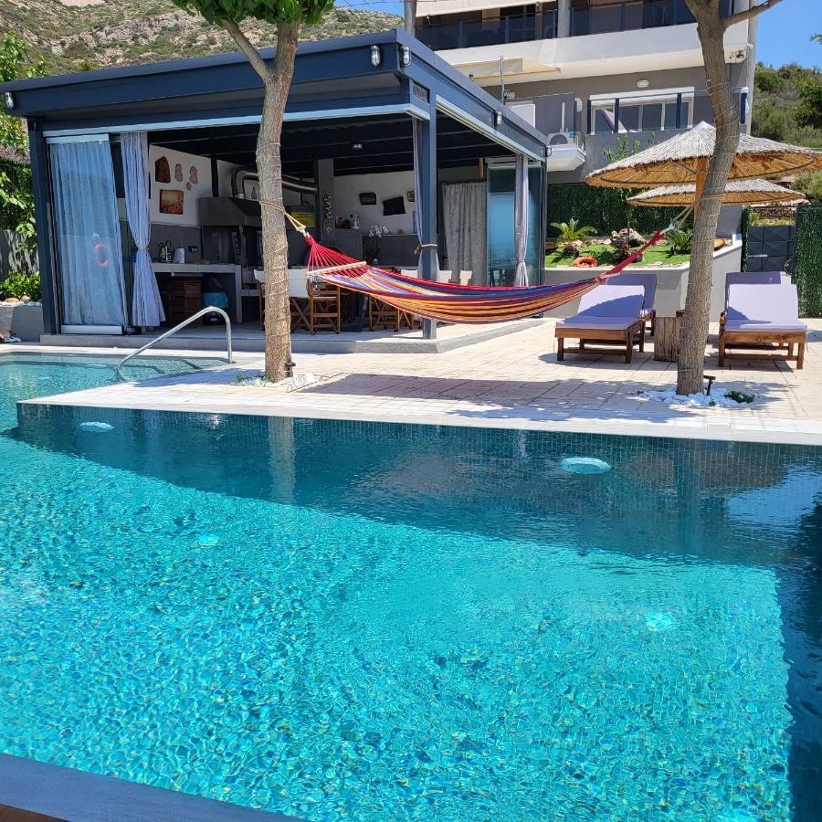 Stergiou Luxury Apartments With Shared Pool أنافيسوس المظهر الخارجي الصورة